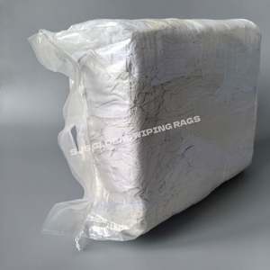 Trapos de Felpa Reciclados de Algodón 100%, Trapos Blancos Absorbentes para Limpieza - Product Image 1