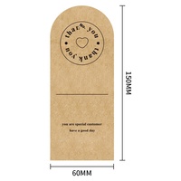50 feuilles de papier Kraft 'merci' autocollants UV avion boîte joint étiquettes adhésives pour emballage décorations boîte cadeau Promotions