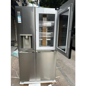 ตู้เย็นติดหน้าต่างพรีเมี่ยมแบบประตูฝรั่งเศส635l ในครัวเรือนดีไซน์ที่ชัดเจนประหยัดพลังงานอินเวอร์เตอร์แบบเคียงข้างกันขนาดใหญ่ - Product Image 2