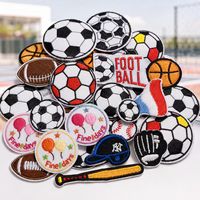 Patchs brodés thermocollants et à coudre pour le baseball, le football américain, le basketball, le football, le football américain de terrain, le baseball de stade, le baseball de compétition, le football américain de jour, le football américain Patriot, et pour gants de frappe.