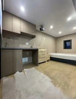 Maison préfabriquée modulaire de luxe à deux étages, style cabane Apple, pour jardin, hôtel, supermarché, design moderne