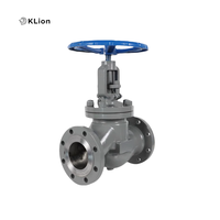 Vanne à soupape manuelle KLION RTS DN80 J41W ISO 3 pouces en acier inoxydable 304 WCB en acier moulé, à extrémités à brides, pour la coupure de l'huile, de l'eau et de la vapeur dans les pipelines