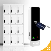 KEMUU Cerraduras electrónicas para puertas de armarios Cerradura inteligente para muebles Sistema de bloqueo de tarjetas NFC RFID con tarjeta M1