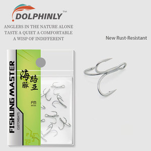Nouveau hameçon triple renforcé résistant à la rouille, spécial pour la modification de leurres de micro-pêche, adapté aux jig, pencil, minnow, VIB - Product Image 3