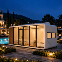Offre Spéciale – Maison Capsule Modulaire Préfabriquée de Luxe Smart Apple Cabin avec Verre Panoramique pour Glamping Extérieur, Hôtel ou Pod de Resort