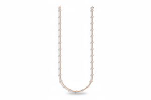 Collier délicat en forme de fleur de diamant, porte-bonheur éternel, bijoux fins pour femmes, design de fleur de diamant rayonnant pour la superposition, mode quotidienne - Product Image 4
