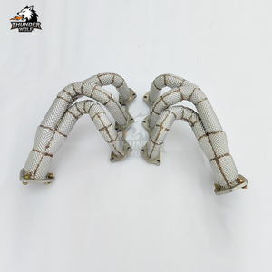 Nouveau stock + Expédition en 1-7 jours : Collecteurs d'échappement à flux libre <span class=keywords><strong>Hetu</strong></span> pour 718 GT4/Spyder/GTS 4.0L, Tuyaux de course, Garantie un an - Product Image 4