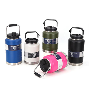 <span class=keywords><strong>Bouteille</strong></span> d'eau <span class=keywords><strong>isotherme</strong></span> sport en acier inoxydable 304 de 1,5 litre, thermos à double paroi, pot alimentaire avec couvercle à paille et poignée - Product Image 3
