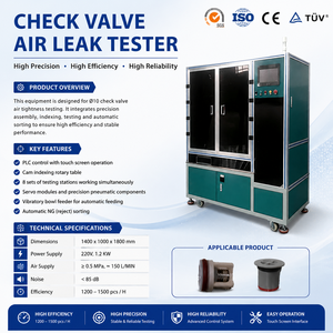 Máquina de Prueba de Válvulas de Retención Automática de Alta Velocidad XUNNUO con Sensores de Precisión, 600W/<span class=keywords><strong>1200W</strong></span>, Multivoltaje, 1 Año de Garantía - Product Image 3