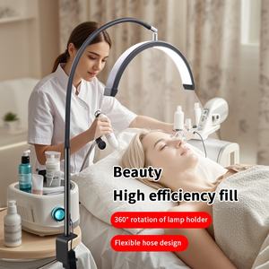 Lampe LED demi-lune à <span class=keywords><strong>pince</strong></span> pour bureau, éclairage pour manucure, nail art, salon, extension de cils, tatouage, poste de travail beauté - Product Image 6