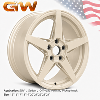Rines Monobloque Forjados GW 6061-T6 de 17, 18, 19, 20 y 22 Pulgadas con Diseño de Rayos Divididos 5x114.3 5x112 para Tesla Model 3, Camry y Accord