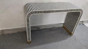 Mesa de Centro Elegante con Incrustaciones de Hueso, Suministro Directo de Fábrica, para Interiores Sofisticados de Sala de Estar y Oficina, a Precio Directo de Fábrica - Product Image 4