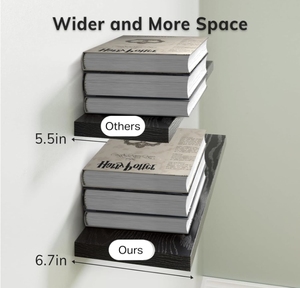 Étagère murale <span class=keywords><strong>de</strong></span> rangement en bois pour <span class=keywords><strong>douche</strong></span>, vente en gros du fabricant - Product Image 6