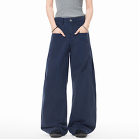 Jeans structurés de style américain pour hommes – Nouvelle collection, qualité supérieure, coupe droite ample et fluide, style rétro, pantalon de travail fait main