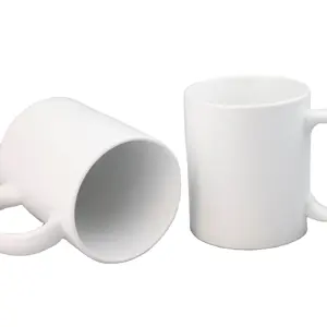 Tampa de imprensa de calor para latte, tampa de 11 oz / 320 ml de cor branca revestida transparente, subolmação em branco