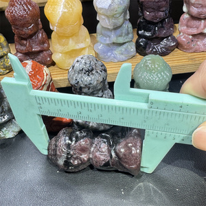 Statuetta di Buddha in Ametista Naturale di Alta Qualità, 5cm, Cristallo Feng Shui, Pietra Semipreziosa Lavorata a Mano per la <span class=keywords><strong>Guarigione</strong></span> - Product Image 5