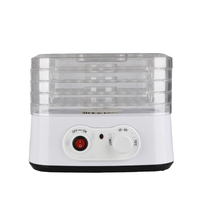 Hete Aanbieding Elektrische Mechanische 5-Tray Huishoudelijke Fruit- & Groente Droger met 250W Mini Voedseldroger
