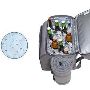 Custom <strong>Cooler</strong> Bags Backpack 4 Sets of Cutlery Bags Thermal Insulation Bagpack for Picnic Waterproof Refrigerate Ice <strong>Back</strong> <strong>Pack</strong> - Product Image 2