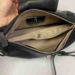 Bolso de Cuero Genuino para Mujer, Estilo Dumpling, Casual, Bandolera - Product Image 4