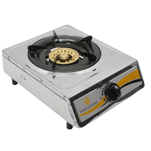 Réchaud à gaz portable à brûleur unique en acier inoxydable, cuisinière à gaz GPL avec brûleur en fonte efficace, <span class=keywords><strong>chauffage</strong></span> rapide pour usage extérieur et domestique - Product Image 2