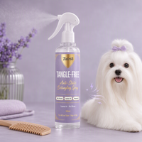 Spray démêlant antistatique pour chiens, formule sans rinçage pour un pelage lisse, 100 ml, anti-nœuds, toilettage pratique pour animaux de compagnie