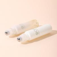 CHUM rulo üzerinde uçucu yağ parfüm şişesi 3ml 5ml 8ml 10ml cam ambalaj silindir topu ekran baskı boş vidalı kapak sızdırmazlık