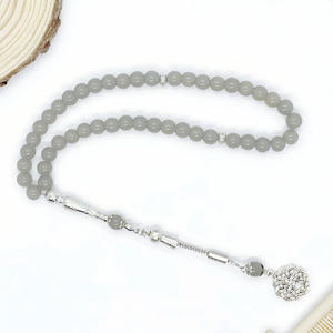 Rosario Acrílico Mecrt de 45 Cuentas, Estilo Geométrico, Cuentas de Oración Musulmanas, Joyería Religiosa para Peregrinación, Adoración y Regalo - Product Image 2