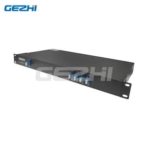 100ghz Fibra Óptica Dwdm Módulo 1x8 única fibra Passiva idealizador Dwdm Mux Demux 19 Polegadas 1u Rack