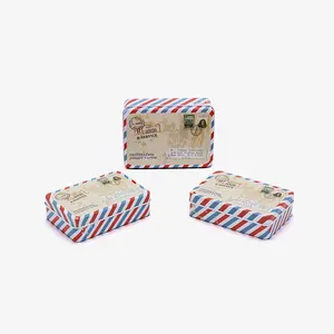 Tinsmaker Various Colors Of For Food Packaging Tin Gift Boxes For Present With Lids Self Sealing Metal Boxes