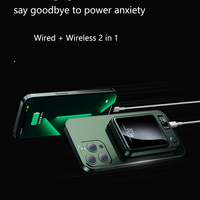 Idea de regalo 5000mAh PowerBank Tipo C salida 22,5 W PD 15W estación de carga inalámbrica magnética 10000mAh Banco de energía portátil para teléfono