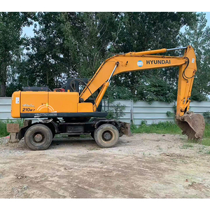 Excavatrice sur pneus Hyundai Robex R210W-7 de 21 tonnes à vendre, d'occasion, d'origine coréenne, Hyundai 210 215LC - Product Image 1