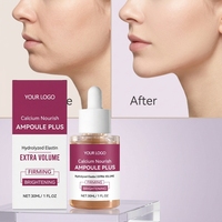Sérum facial au collagène hydrolysé en marque privée, anti-âge, raffermissant, anti-rides, resserrant la peau, essence pour le visage, hydratant, OEM ODM