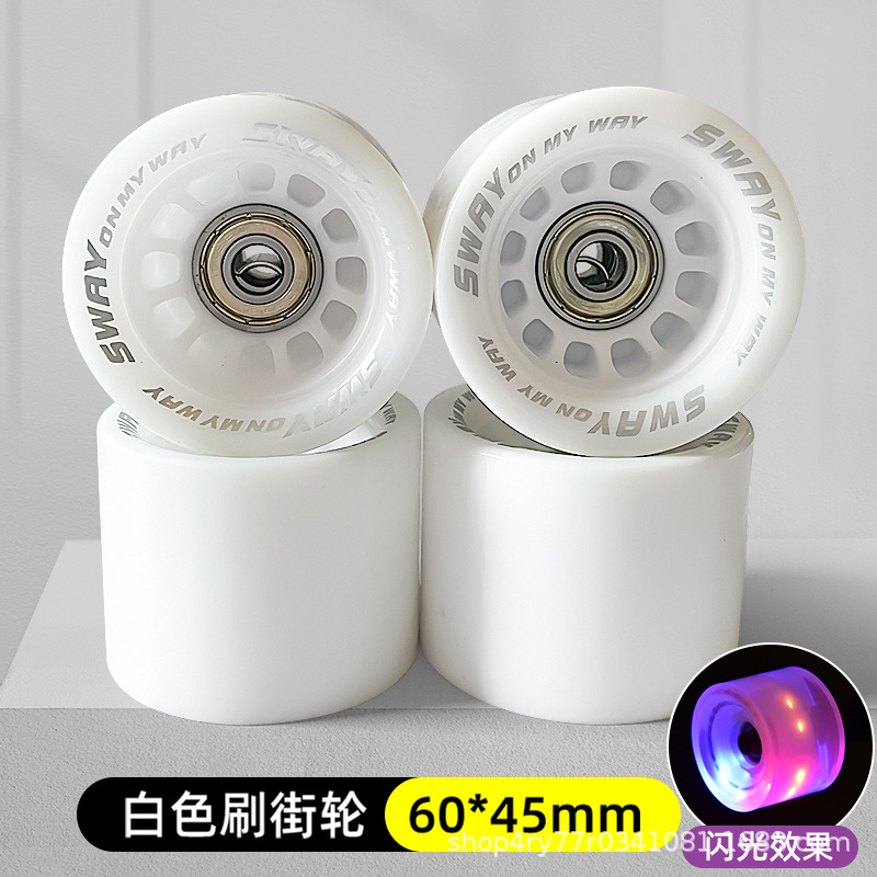 60*45 white street brush wheel (1 unit)