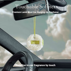 Osmanthus Fragrans Lamb Hair Car Aromatherapy <b>Gift</b> <b>Box</b> Fire Free Aromatherapy Car Plush Key Pendant <b>Birthday</b> <b>Gift</b> - Product Image 3