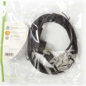 Cordon d'alimentation avec prise Schuko norme allemande IEC 320 C13 coudé 2m - Product Image 3