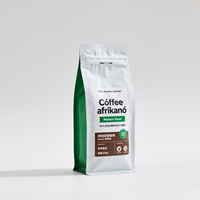 Sacs d'emballage biodégradables en kraft avec valve, personnalisés, à fermeture éclair, écologiques, pour café en grains