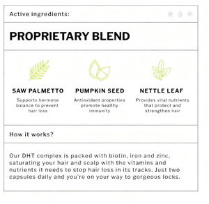 ยาแคปซูลป้องกันการเกิดผมจากไบโอตินสารสกัดจากสมุนไพร - Product Image 6