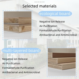 마스터 침실을위한 솔리드 우드 드레서 스탠드 원피스 버킷 디자인 침실 책상 메이크업 화장대 - Product Image 6