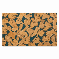 Revestimiento de Pared Acústico Autoadhesivo de Corcho Natural FSC, Mosaico de Corteza de Corcho, 4mm, NRC0.3, 5 Colores, OEM