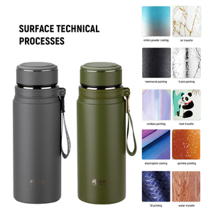 Bouteille isotherme classique en acier inoxydable YATAI, gourde, tasse, 6-12h, <span class=keywords><strong>anti</strong></span>-<span class=keywords><strong>fuite</strong></span>, sans BPA, antidérapante, portable, pour cadeaux d'affaires - Product Image 5