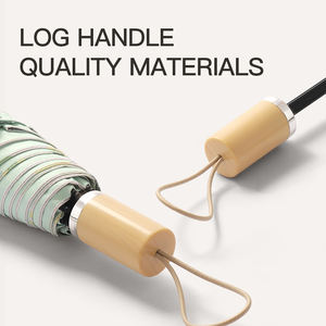 Gran oferta de bajo <span class=keywords><strong>precio</strong></span> para adultos, multicolor, 8 costillas, <span class=keywords><strong>protector</strong></span> <span class=keywords><strong>solar</strong></span> plegable Manual y paraguas fino de doble propósito resistente al viento - Product Image 4