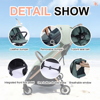 Poussette cabine portable |   Poussette bébé pliable légère |   Taille compacte pour les vendeurs en ligne et le commerce de détail
