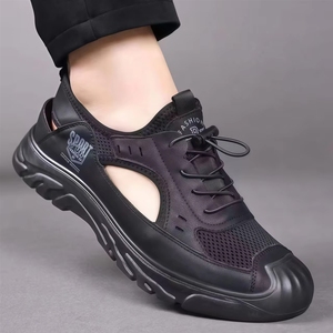 Sandales Homme Été 2025 Nouveauté Antidérapantes Anti-odeur Chaussures de Plage Papa Pêche Conduite Deux Paires - Product Image 2