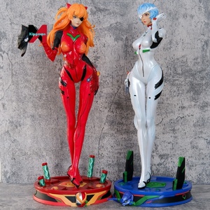 <span class=keywords><strong>Evangelion</strong></span> Asuka Langley Rei Ayanami Biker Pak Gk Figuur Model Standbeeld Verzamelbaar Decor - Product Image 1
