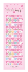 Pegatinas coreanas Ins con confeti de oso para diarios, pegatinas decorativas para álbum de recortes de Kpop y mascotas, bricolaje - Product Image 3