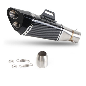 Silenziatore di Alta Qualità Universale in Finta Fibra di Carbonio per <span class=keywords><strong>Moto</strong></span> Yamaha Honda Kawasaki - Product Image 5