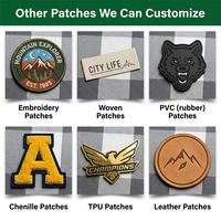 Parches Bordados Personalizados, Etiquetas Termoadhesivas, Insignias con Logotipo Personalizado para Eventos Promocionales, Chaquetas, Gorras, Bolsas, Venta al por Mayor en EE. UU.
