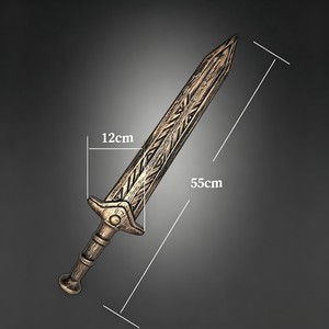 Épée de Chevalier Romain en Gros, Jouet en Plastique PE, Accessoire de Cosplay Sûr, Arme Médiévale pour Jeux de Rôle Garçons, Accessoire de Costume Médiéval - Product Image 4