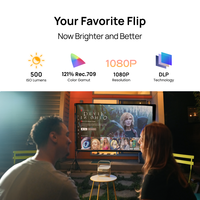 Projecteur intelligent portable XGIMI Elfin Flip Plus mini pour la maison intelligente