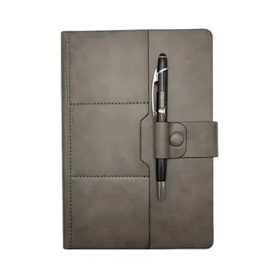 Hote vente journal exécutif personnalisé agenda carnet de notes planificateur 2024 cahier personnalisé avec logo cahier en cuir personnalisé avec stylo